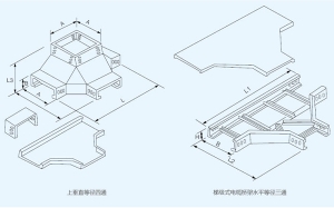 上垂直等径四通